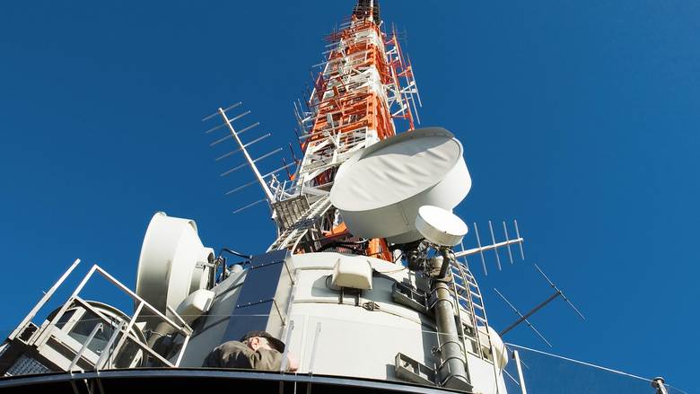 Detailaufnahme Technik schräg von unten